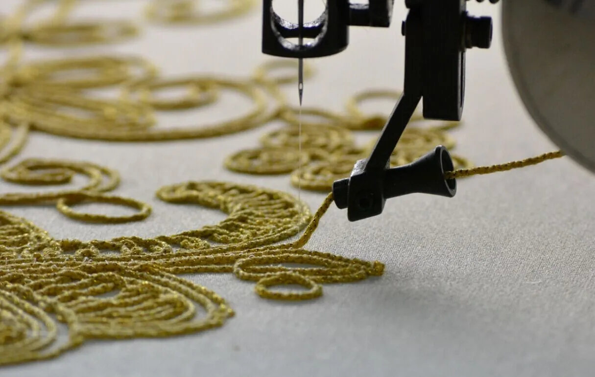 Tajima Multihead Computerized Cording Embroidery Machine for Clothing