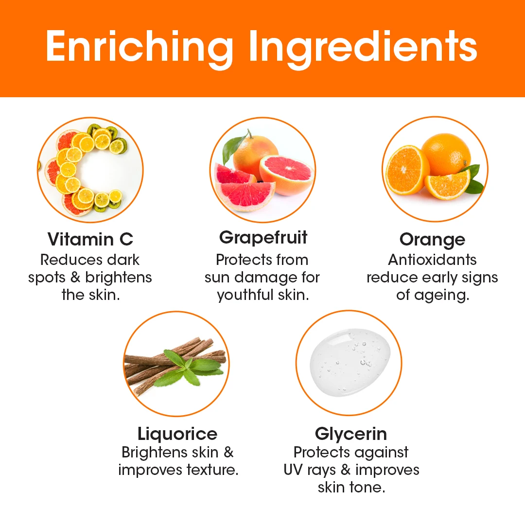 Buy The Ayurveda Co. 15% Vitamin C Face Serum for Toning Brightening & Glowing Skin Anti Aging & Anti Wrinkles 30ml