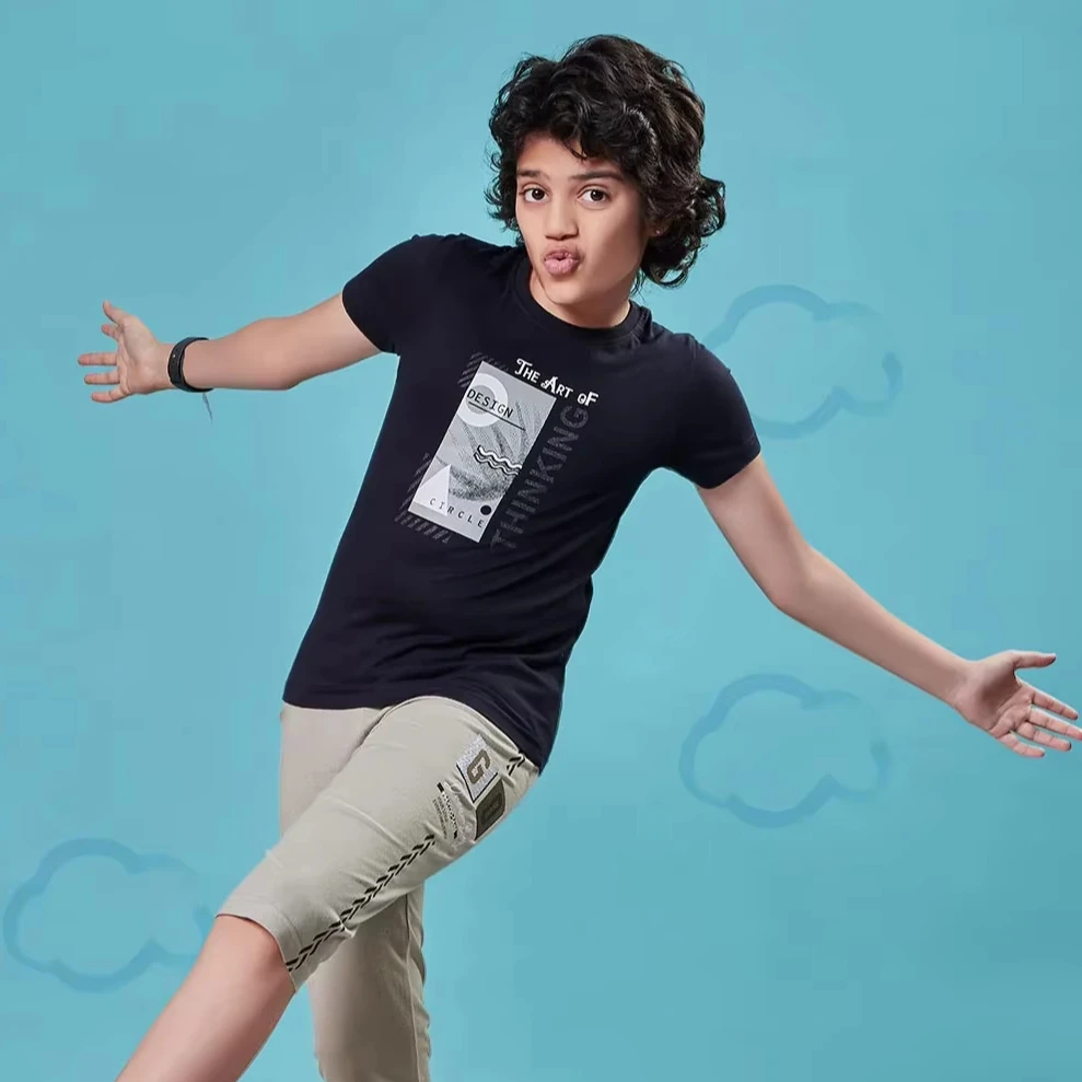 New Boys Clothing Sets Cotton Short Sleeve for Sports and Perfect Casual Outings Tees with Stylish Shorts