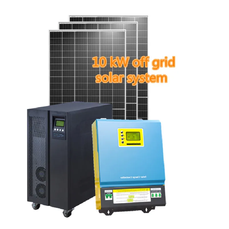Wind Cooling 10kw Panel Complete Set Borehole Pump Off Grid Power 3kw Solar Energy Storage Battery System