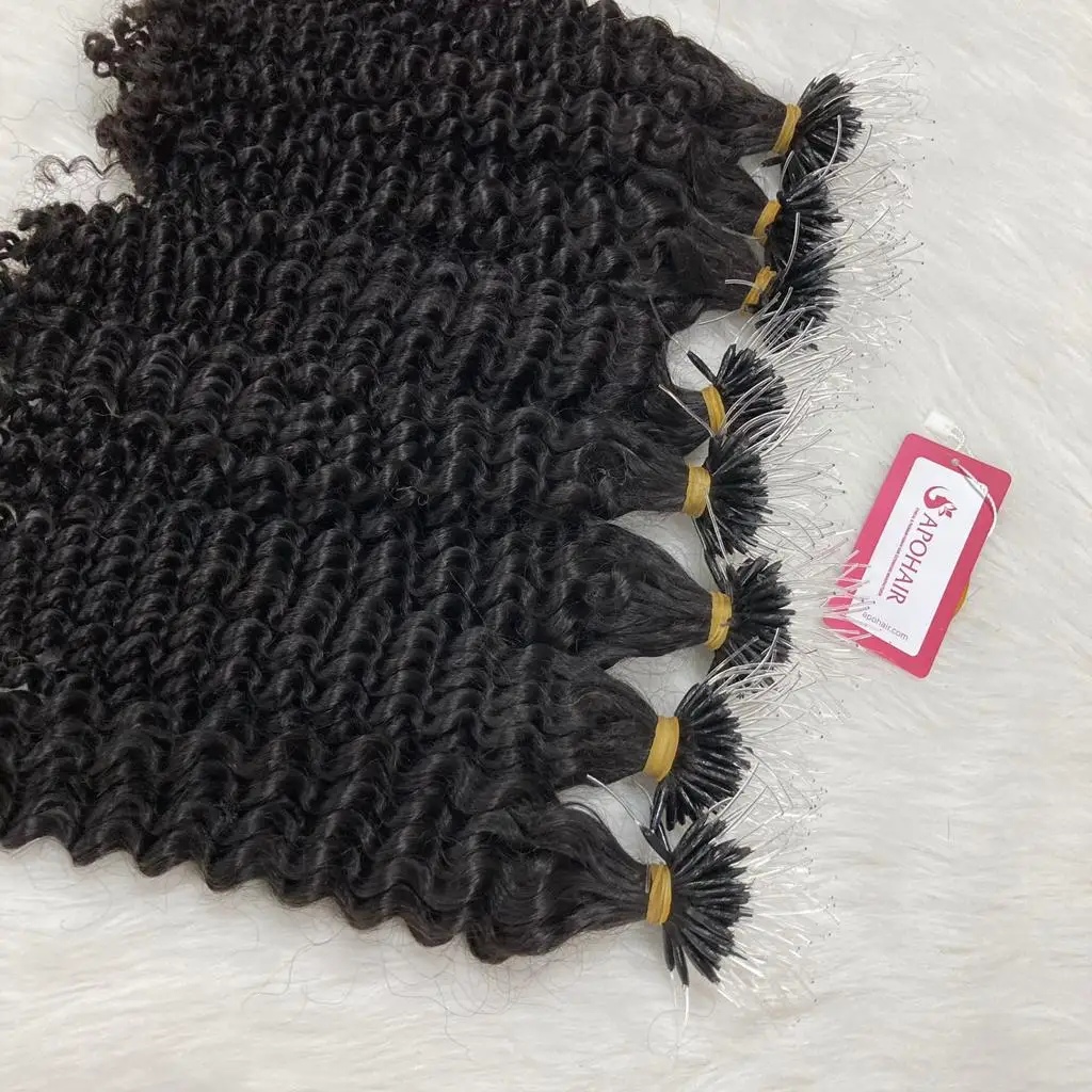 Factory price flex nano plastic tip hair extension Vietnamese hair extensions hair straight wavy curly ship FEDEX DHL UPS