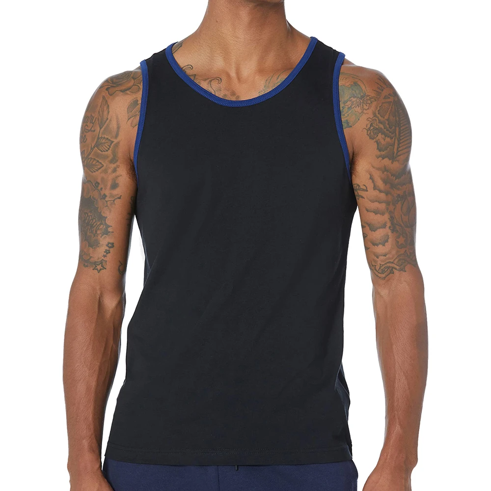 Brest 2024 Casual Wear Sleeveless Breathable Mesh Tank Top Custom Printing Men Quick Dry Tank Tops with customized logo and oem