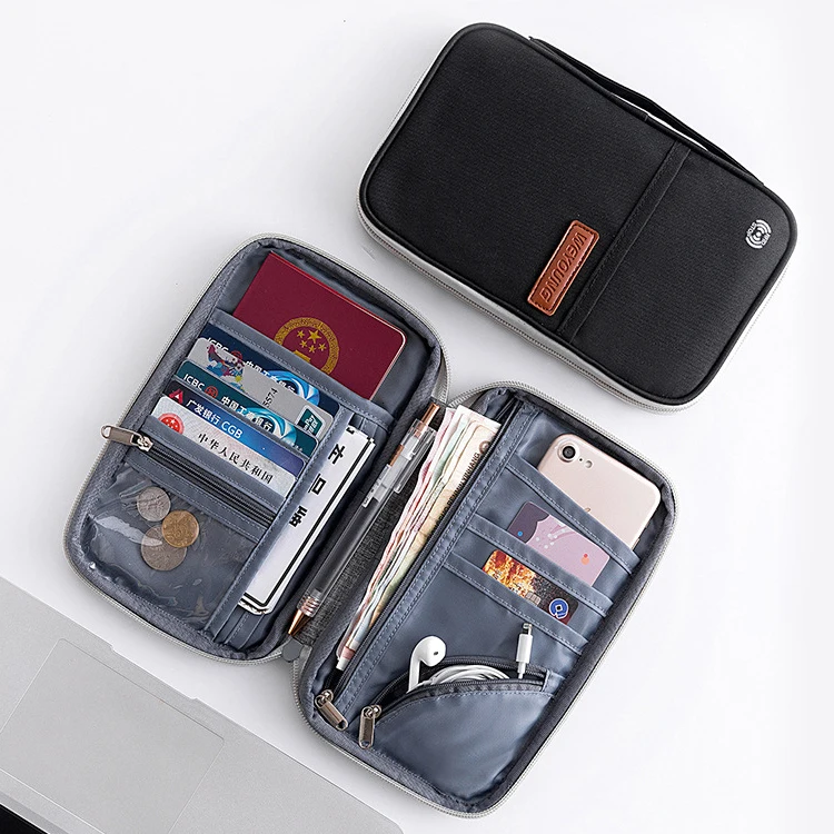 Модный семейный дорожный кошелек, держатель для паспорта, RFID кошелек для паспорта