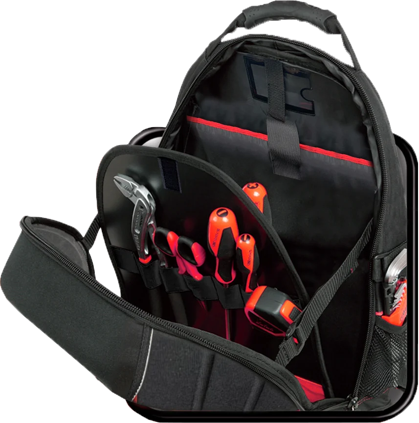 Tool Backpack 36cm Metal Rolling Garage Work Good Price Polyester Carrying Protector Custom Ista Standard Vietnam Manufacturer