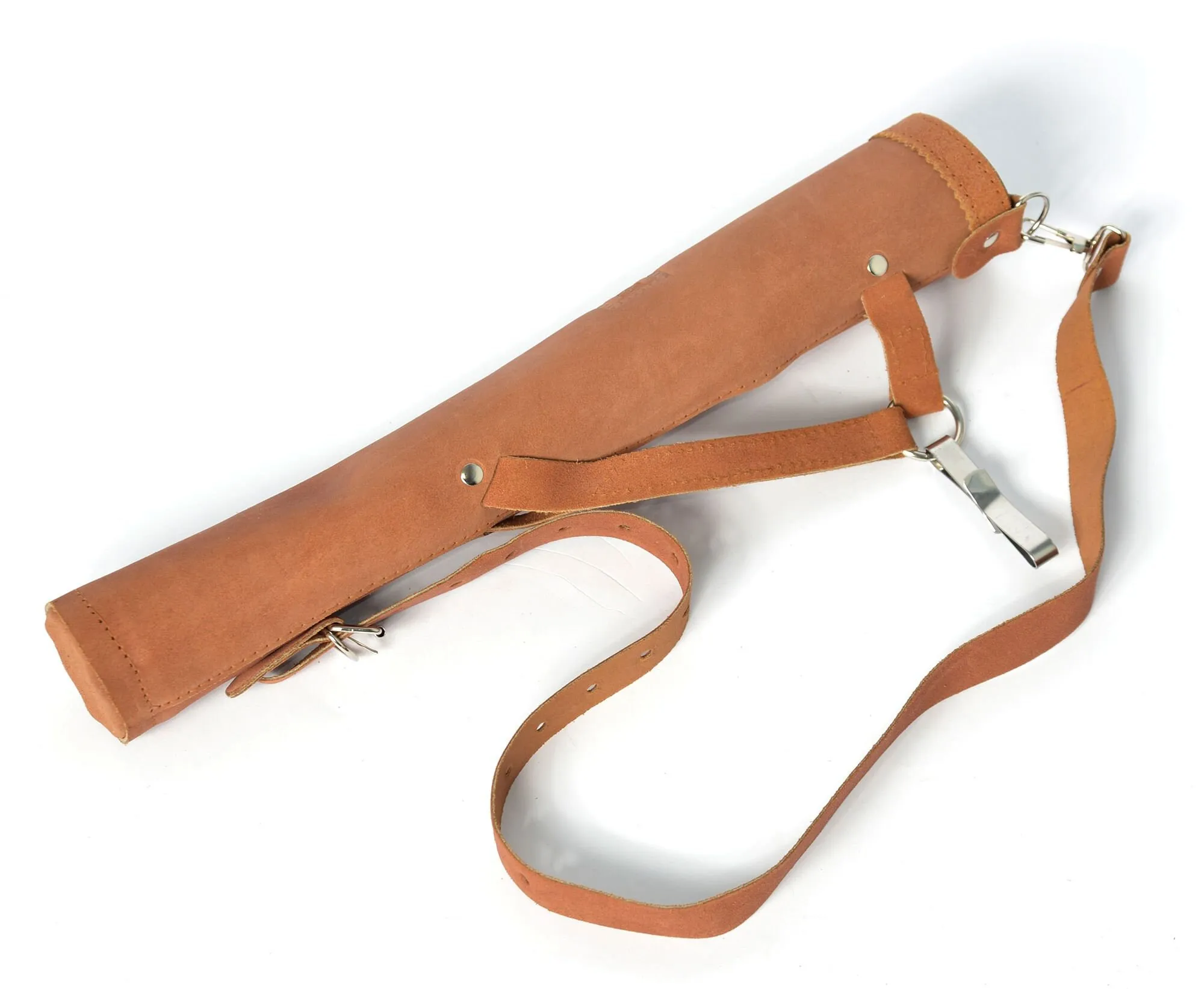 Trending Fashion Custom Logo Best Price Custom Made Genuine Leather Archery Back Arrow Quiver