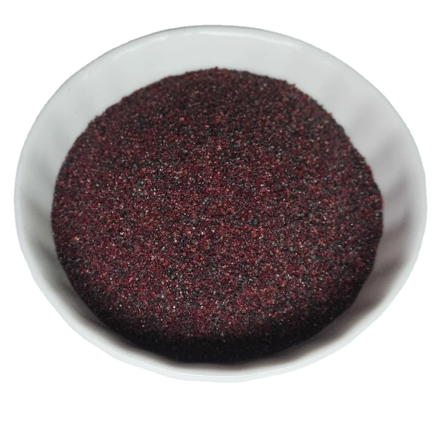 Factory supply 30/60 mesh garnet sand for sandblasting abrasive metal surface treatment