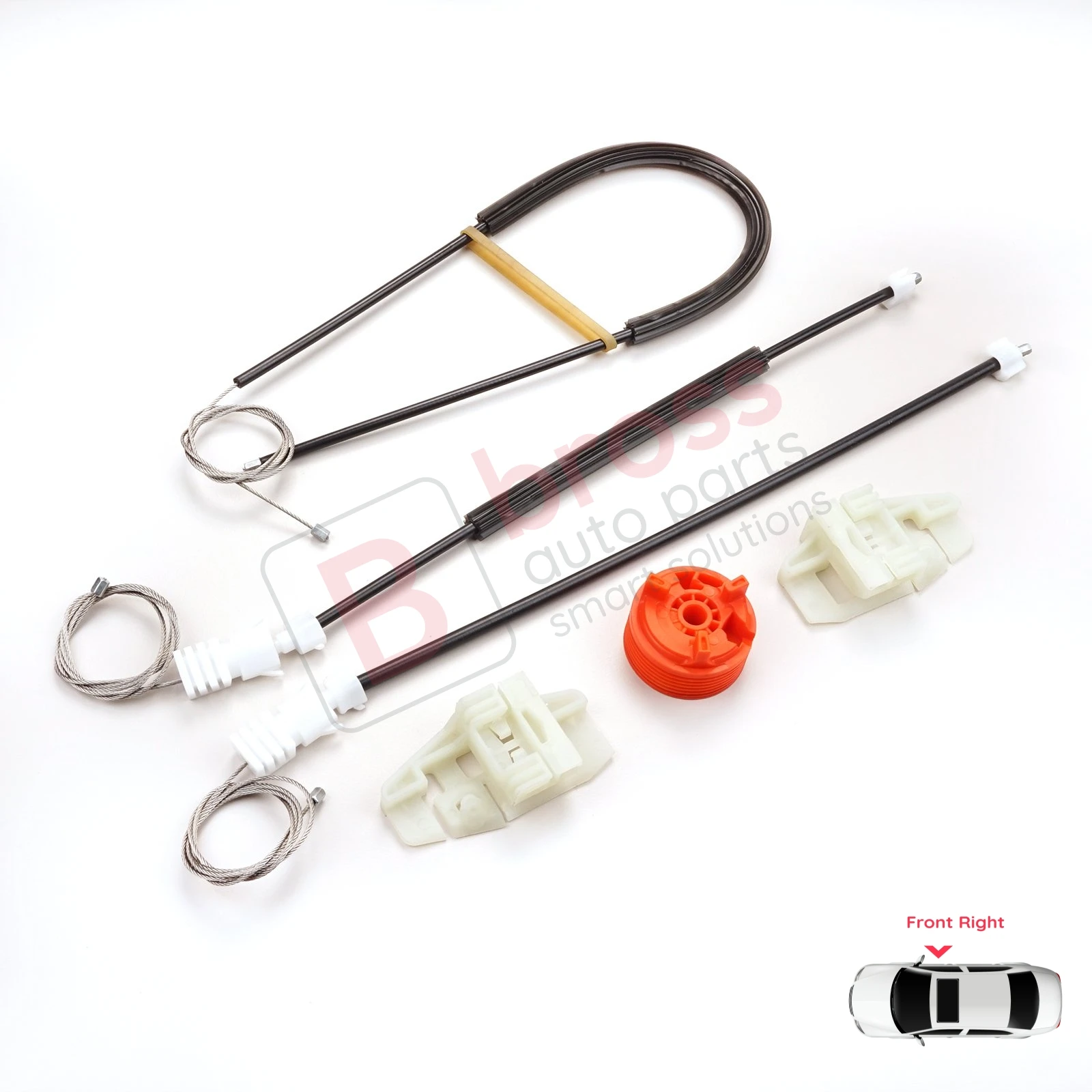 BWR5003  Window Regulator Repair Kit Front Right for Citroen Xsara N2 N0 1997-2010 Estate SW Coupe 9222H1