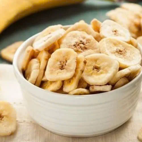Healthy Snacks Low Temperature Vacuum Fried VF Crispy Dried Fruit Sweet Taste Hard Texture Dry Dried Banana Chips Bag Packaging