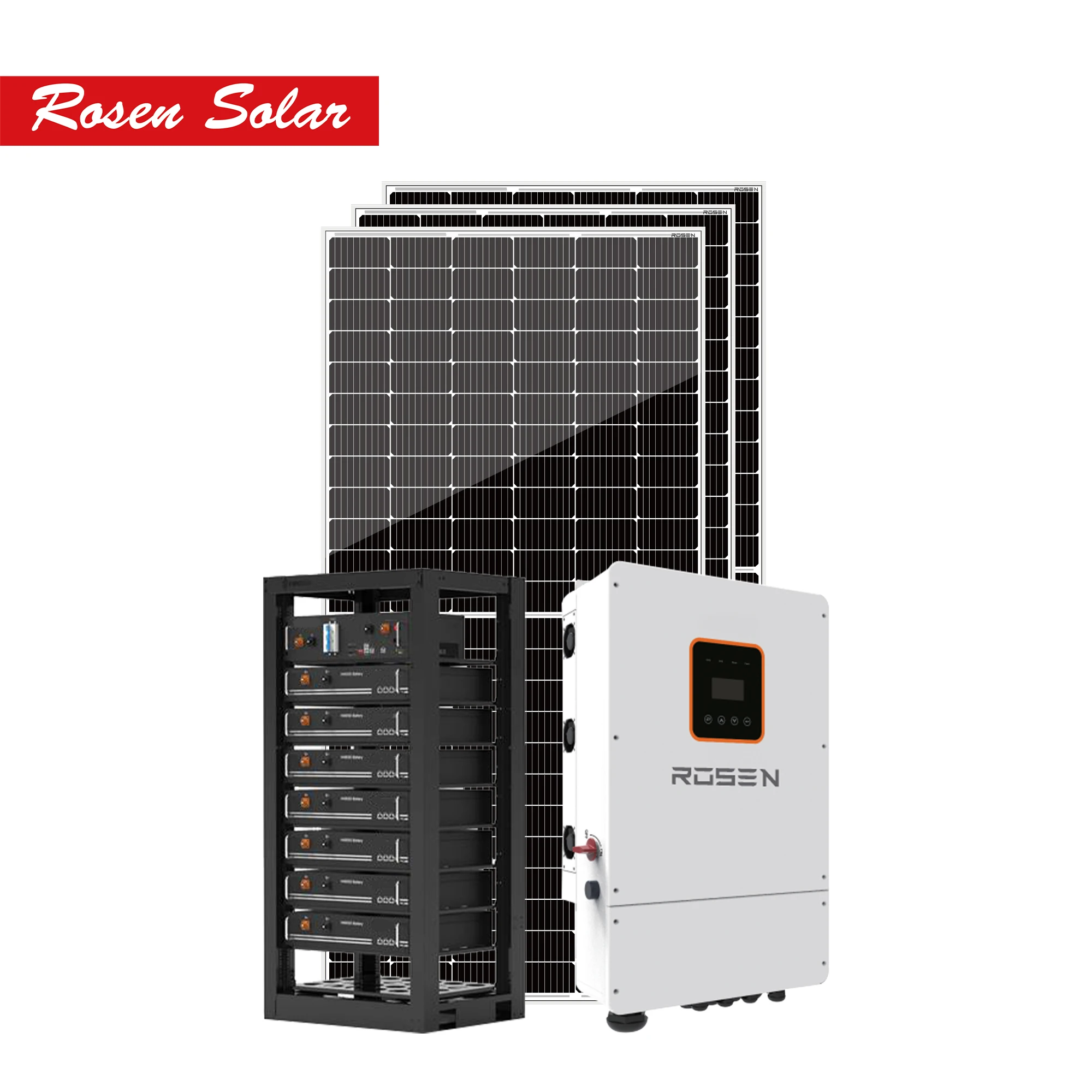 10KW 20KW 30KW Solar System Home 20 KW Grid Solar System with Lithium Battery Wall Mounting Kit Solar 5000W