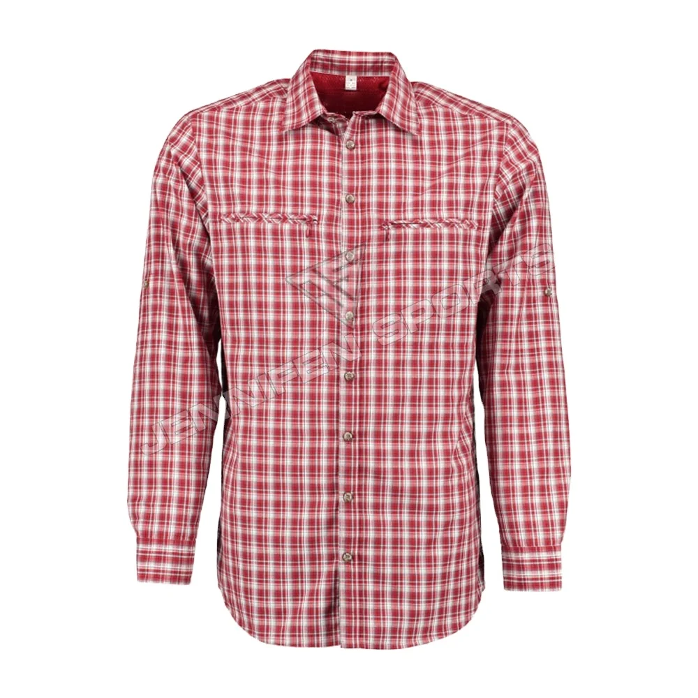 Мужская хлопчатобумажная 100% с длинными рукавами