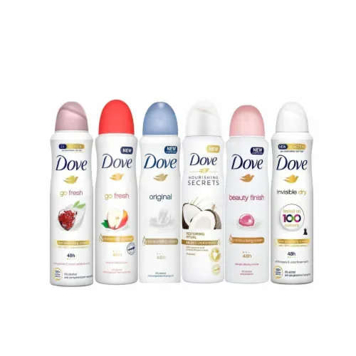 Dove Antiperspirant Spray Deodorant For Men  6 pack