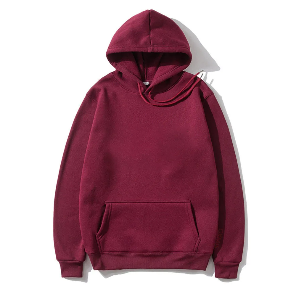 oem customize printed embroidery logo design corduroy solid color pullover hooded sweater hoodies