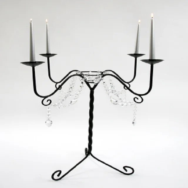 Vintage Design Table Decoration Metal and Glass Candlestick Candle Holder for Wedding Gifting Item Candle Holder at Good Price