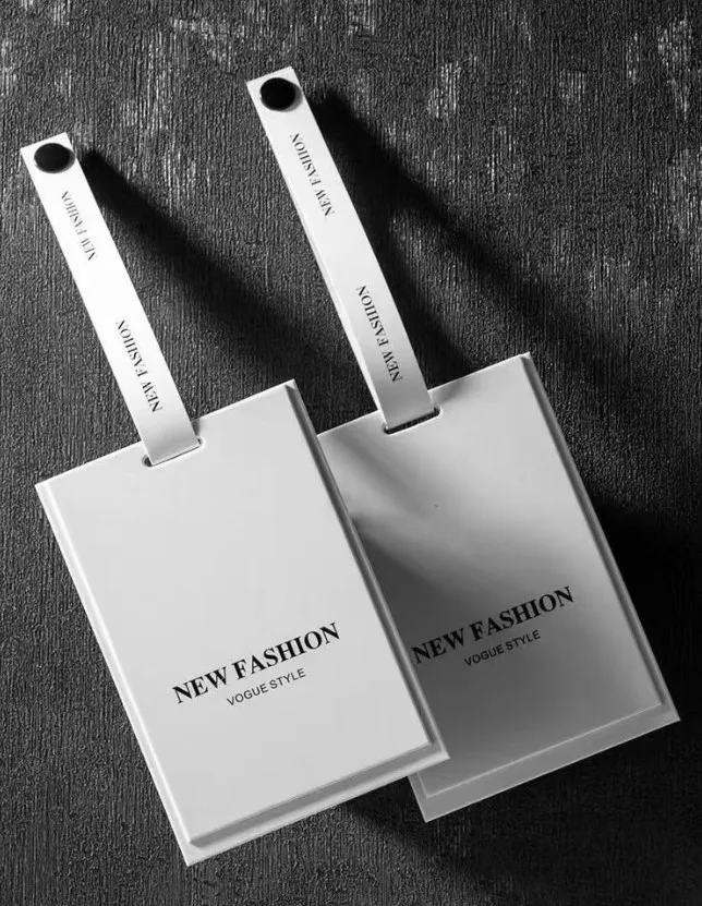 Custom Eco-friendly Logo Swing Tags Garment Paper Tag Professional Manufacturer Custom logo Paper Clothing Hang Tags