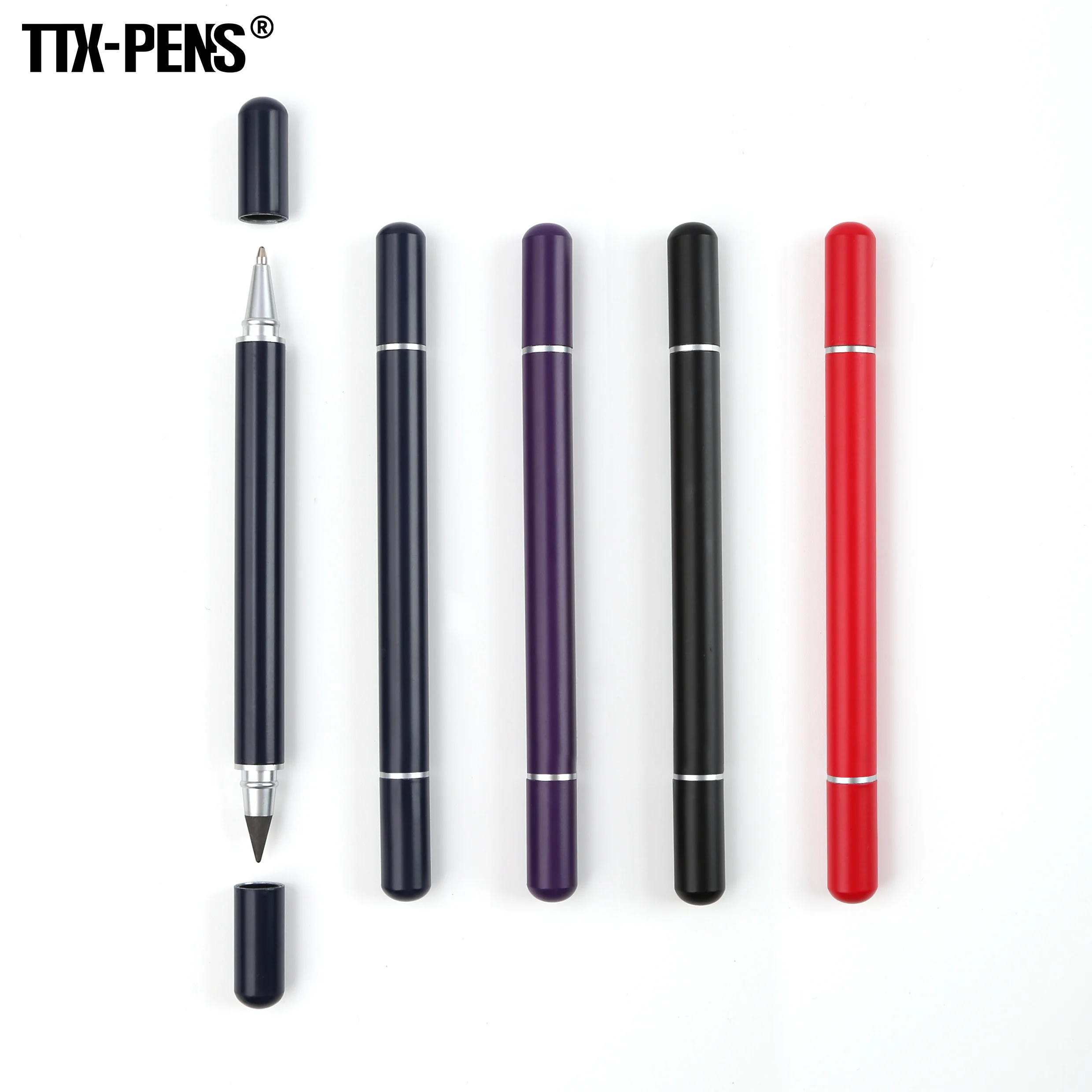 TTX Factory Wholesale High Quality Custom Logo Pen Gift Ballpoint Pen Advertising Plastic Metal Pen With Logo