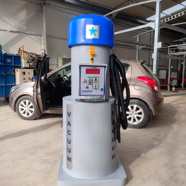 Coin Operated Car Wash : vacuuming machine Self service car washing experience for gas stations