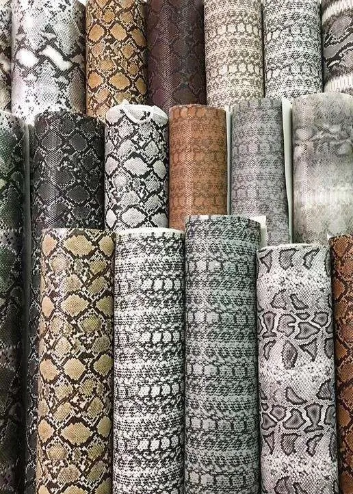 Python Snakes Skin Leather Made in the USA. For Export Sale