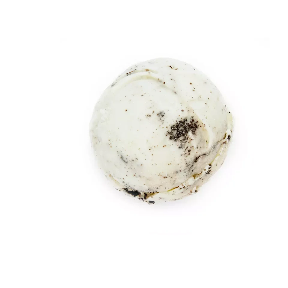 Competitive Price Crunchy Cookie Rich Vanilla White and Black Sweet Taste Handcrafted 16oz Pint Smooth Classic Cookies Ice Cream