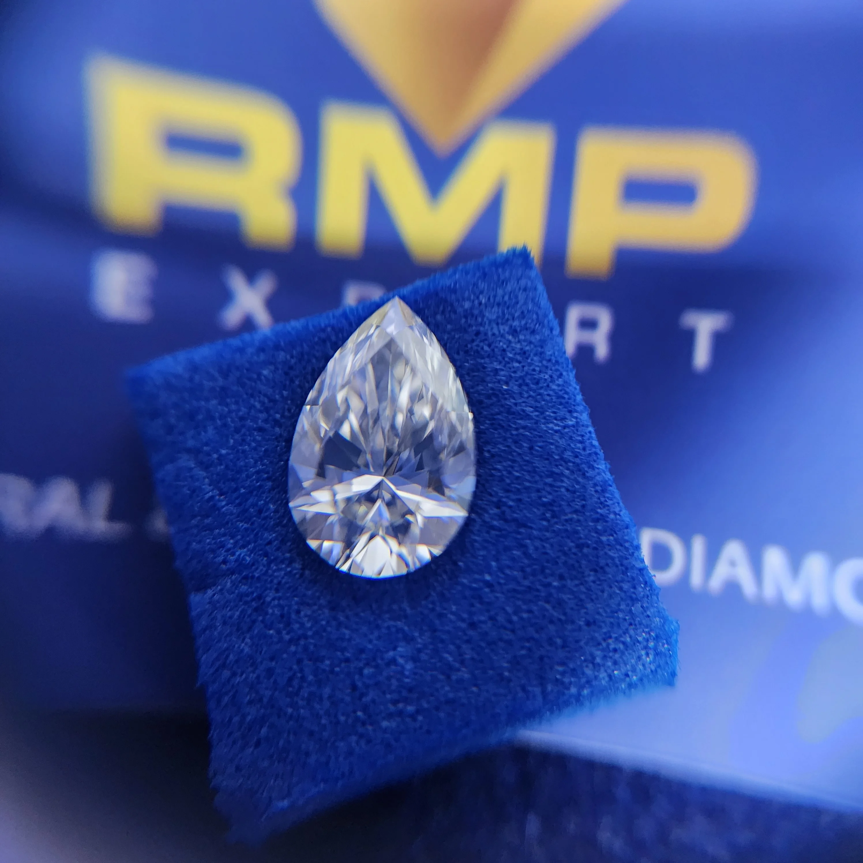 1ct 1.5ct 2ct 2.5ct All Size Pear Cut Lab Diamond IGI Certified Fancy Cut HPHT CVD Pear Shape Lab Grown Diamond