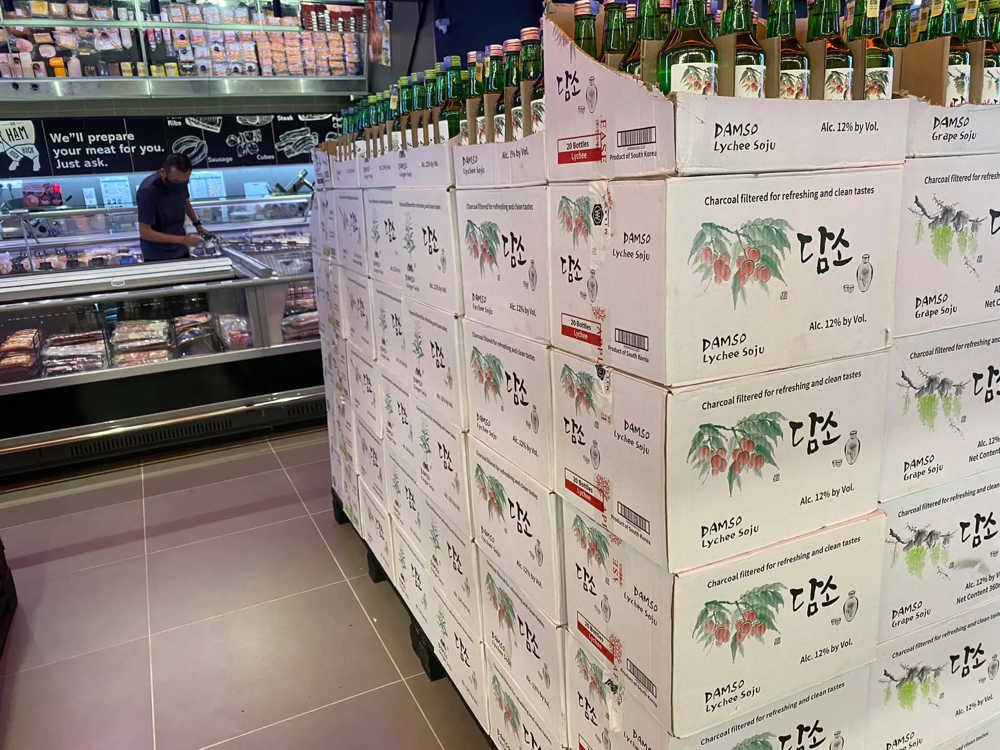 Damso, Soju, Fruit-flavored Korean spirits, 360ml