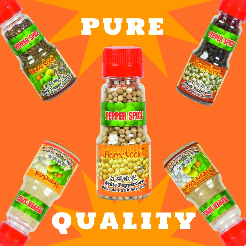 Cheapest Price Premium Fresh White Pepper Granule Seeds 40g Low MOQ Export Standard White Pepper Spices Hot Pot Soup Seasonings