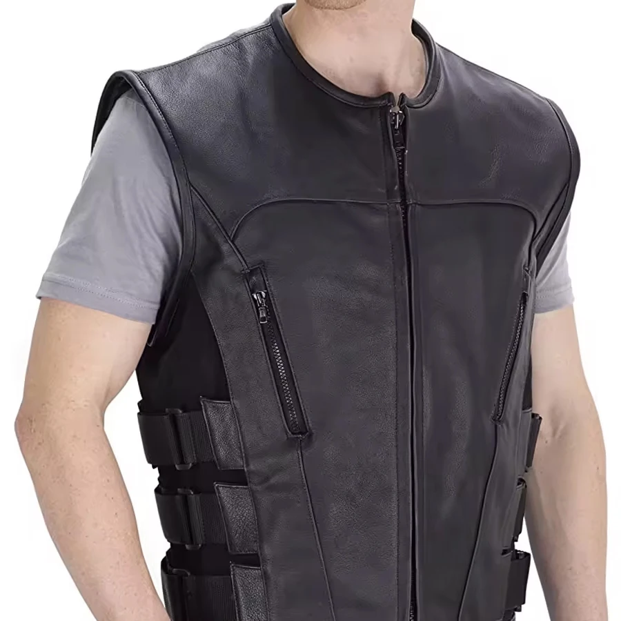 New Leather High Quality Vest for Adults ODM Services Available Price Soccer Sportswear Custom Logo Name Printing Latest Style