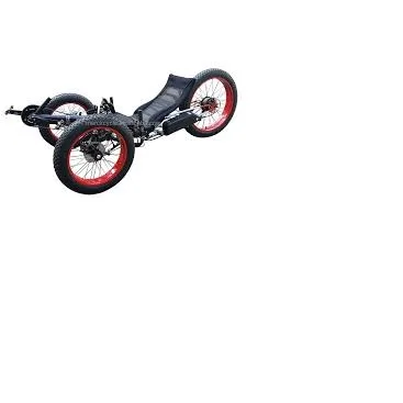 Original  500W Pedal Assist Electric Tricycle Fat Tire Recumbent Trike