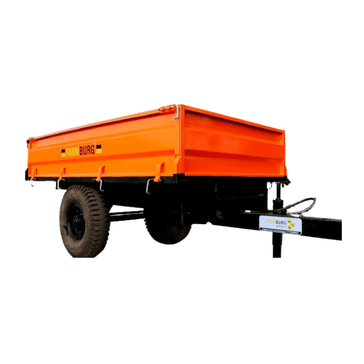 Buy Top Quality 4 Wheel 3-10 Ton Agriculture Farm Trailer 2 Wheel hydraulic dump tractor trailer
