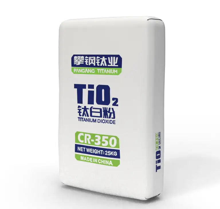 CR350 TiO2 White Pigment Powder Rutile Titanium Dioxide Exceptional Dispersibility