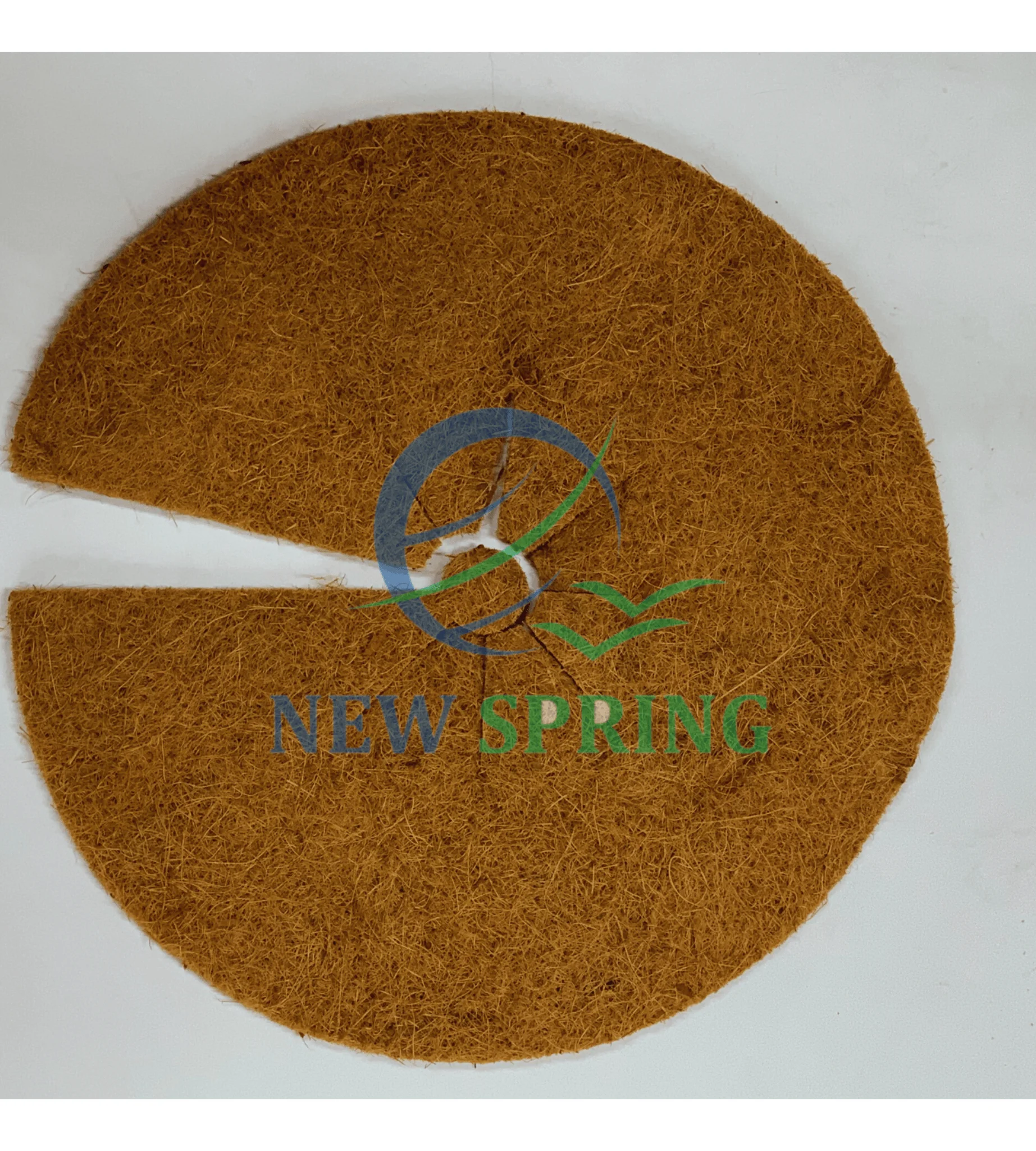Round coir mulch ring tree anti-weed pot lining keeps soil warm and protects plants