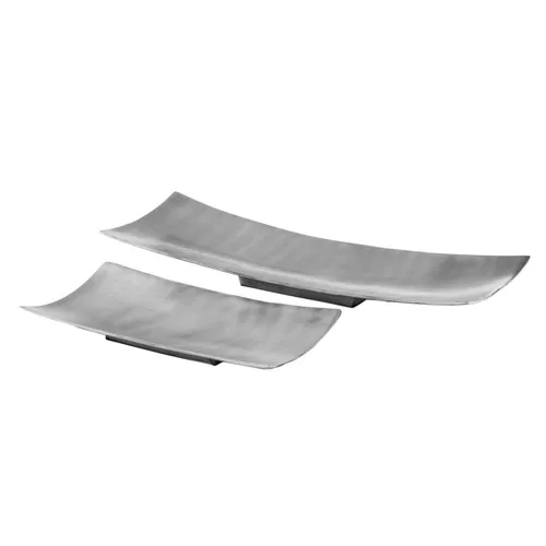 Modern Style Metal Serving Kitchen Food Tray For Ice Cube Fruits & Salad Nickel Plated Customised Shape & Size With Great Finish