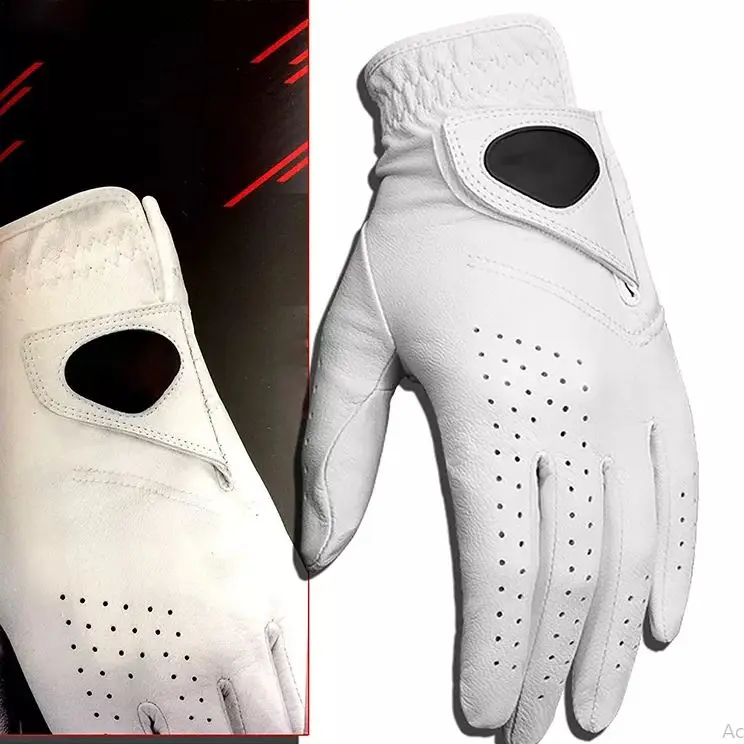 Golf Club Suits Leather Material Outdoor Indoor Gloves Use and wholesale golf gloves Golf Gloves
