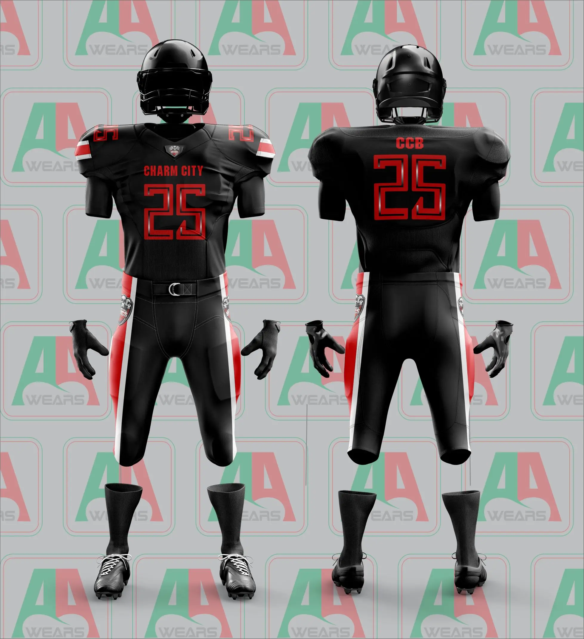 Any design full custom American Football Jersey  Sleeveless Shorts Practice Wear Youth Adults Sublimation Men Women