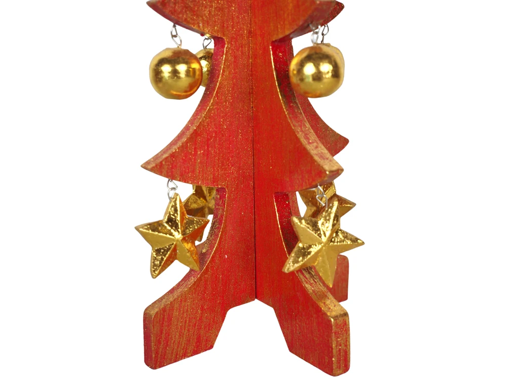 Mini Wooden Christmas Tree Home Decoration, Unique Wooden Wholesale Christmas Tree Hanging Decoration