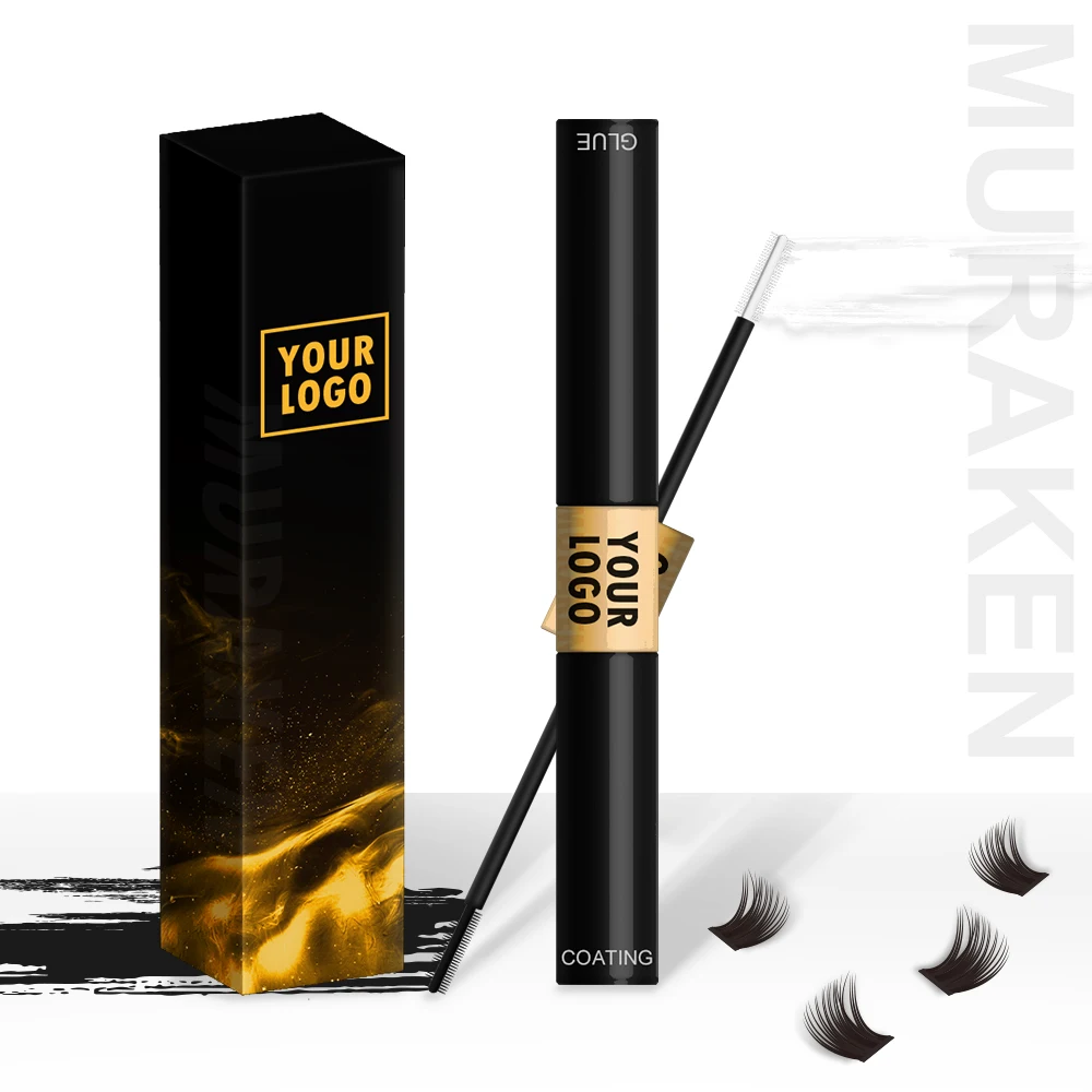 Private Label Lash Bond Adhesive Custom Viscosity Self-Eyelash Glue for DIY Cluster Seal Packaged in 5g Bottle