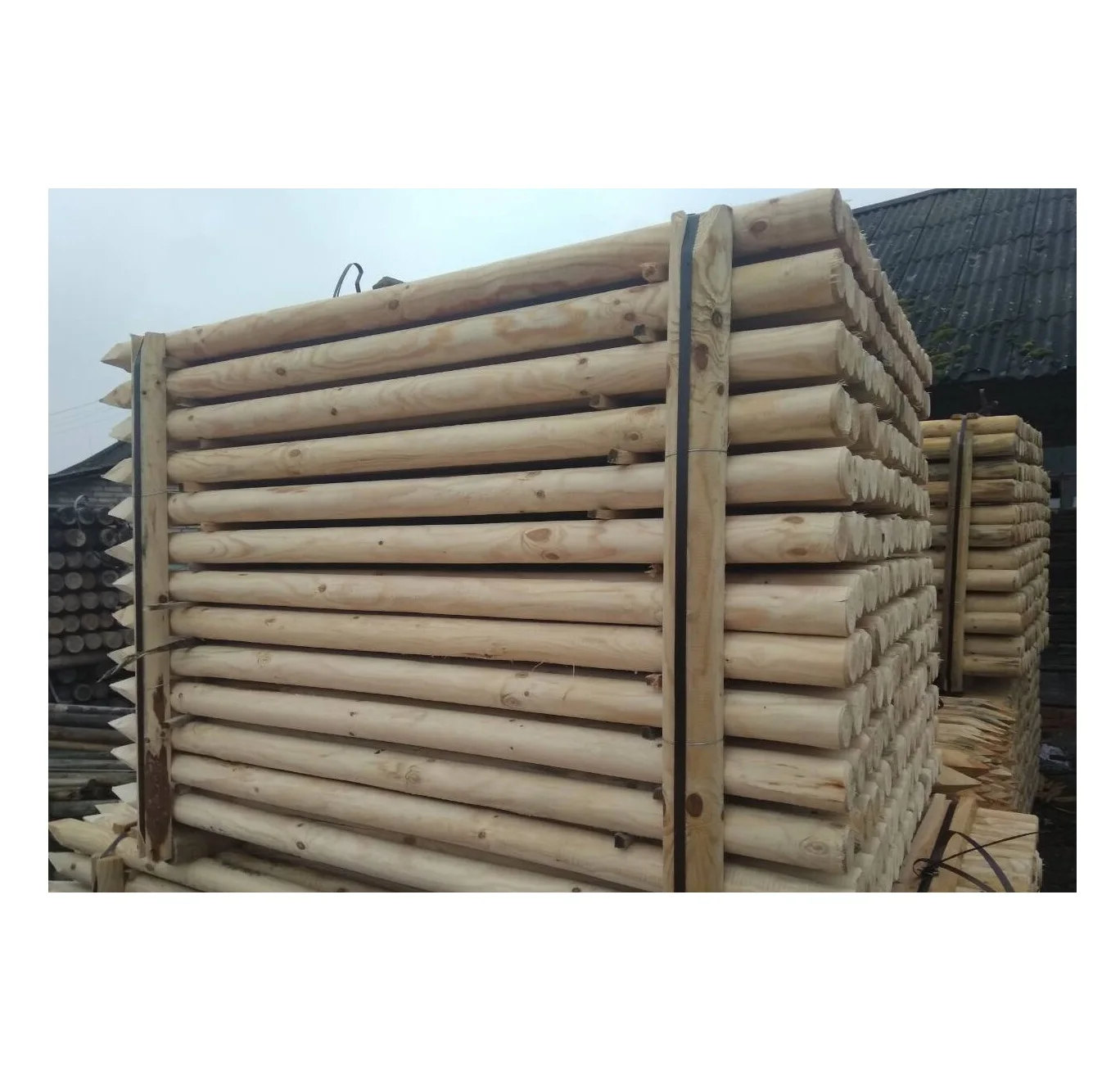 Wholesale Acacia Wood Pole and Products European Design Style Timber Lumber for Furniture Pine Birch Poplar Materials