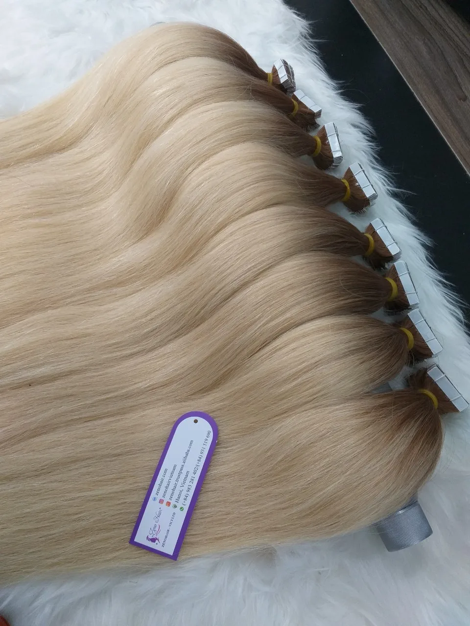 Лидер продаж лента для волос полная длина толстый конец очень мягкие и гладкие 100% человеческие волосы оптовая продажа высокое качество