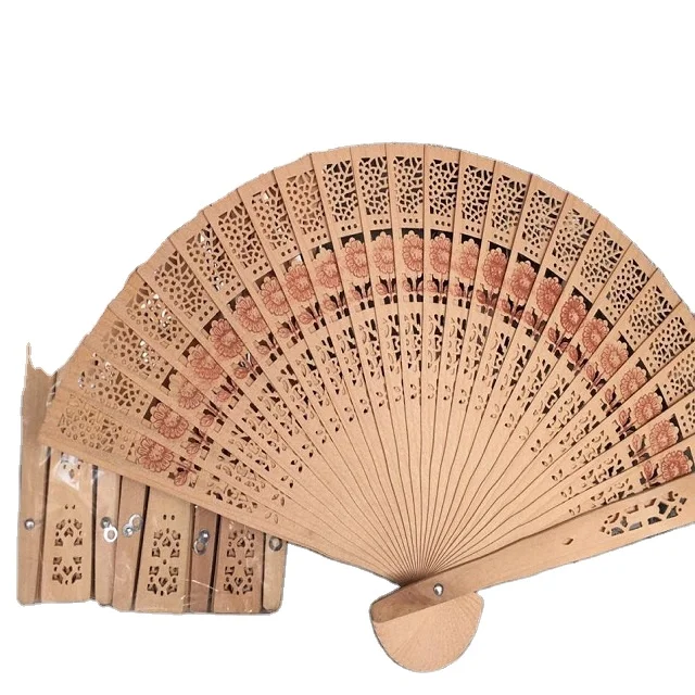 Античный ручной веер/искусственная кожа для женщин простой стиль деревянный ручной веер ручной работы для сувенира или подарка легко носить с собой