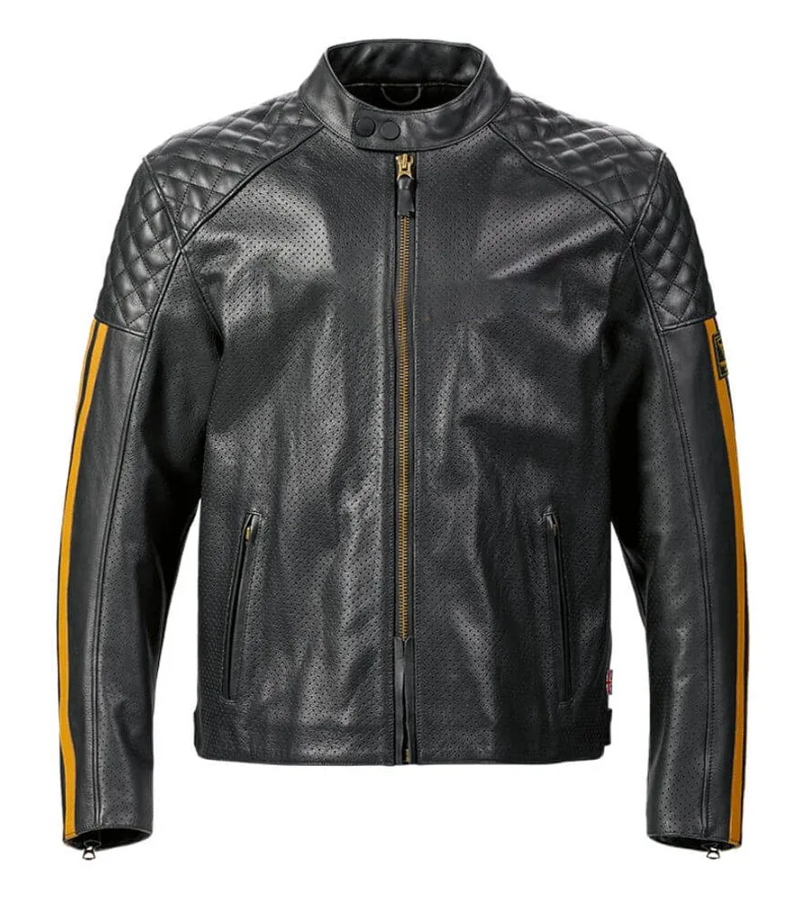 men biker vintage motorcycle racer moto leather jacket real genuine leather racing motorbike jacket