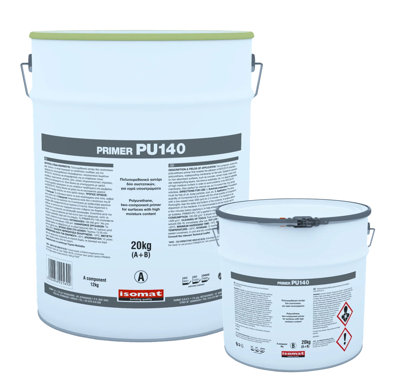Solvent-free, 2-component polyurethane primer for substrates with high moisture content | PRIMER-PU 140