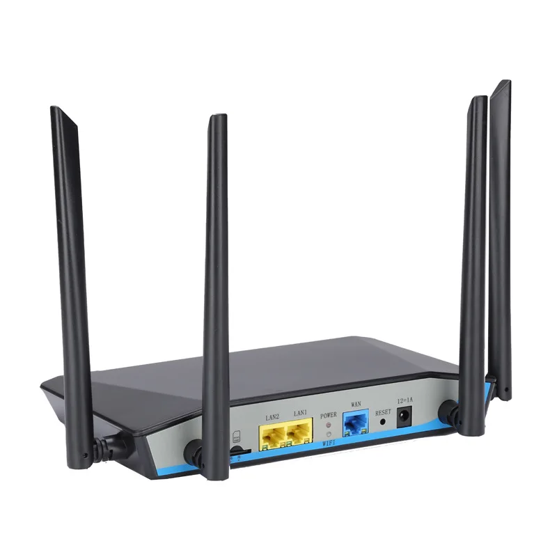WiFi 300Mbps Router Best for Home & Enterprise use extender with 6 antenna high coverage rj45 port