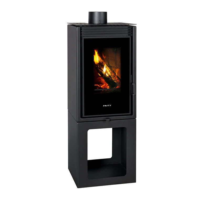 Modern Design Premium Quality 11 kW Room Heating Output Indoor Use Wood Burning Fireplace for Villas Hotels
