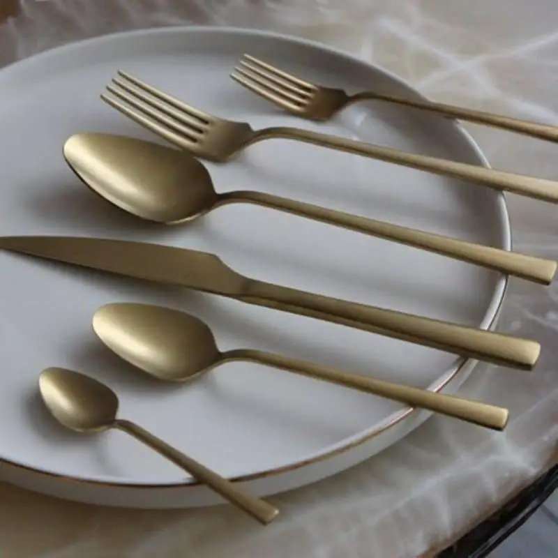 Victorian style decorative metal cutlery for home collections golden polished finished to get at best sale rate