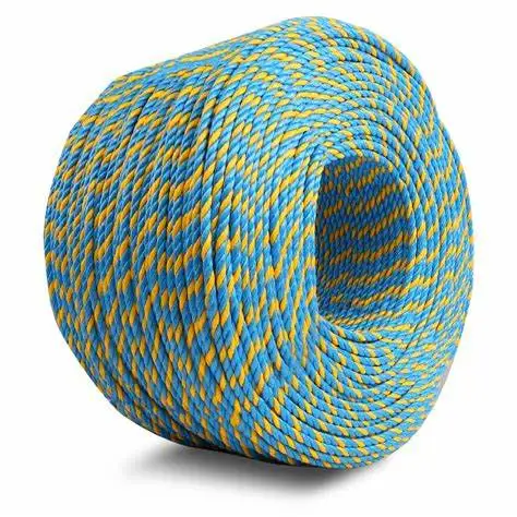 Wholesale UV Resistant Polypropylene Twisted PP Packing Rope 3/4 Strand Fishing Marine Mooring Rope