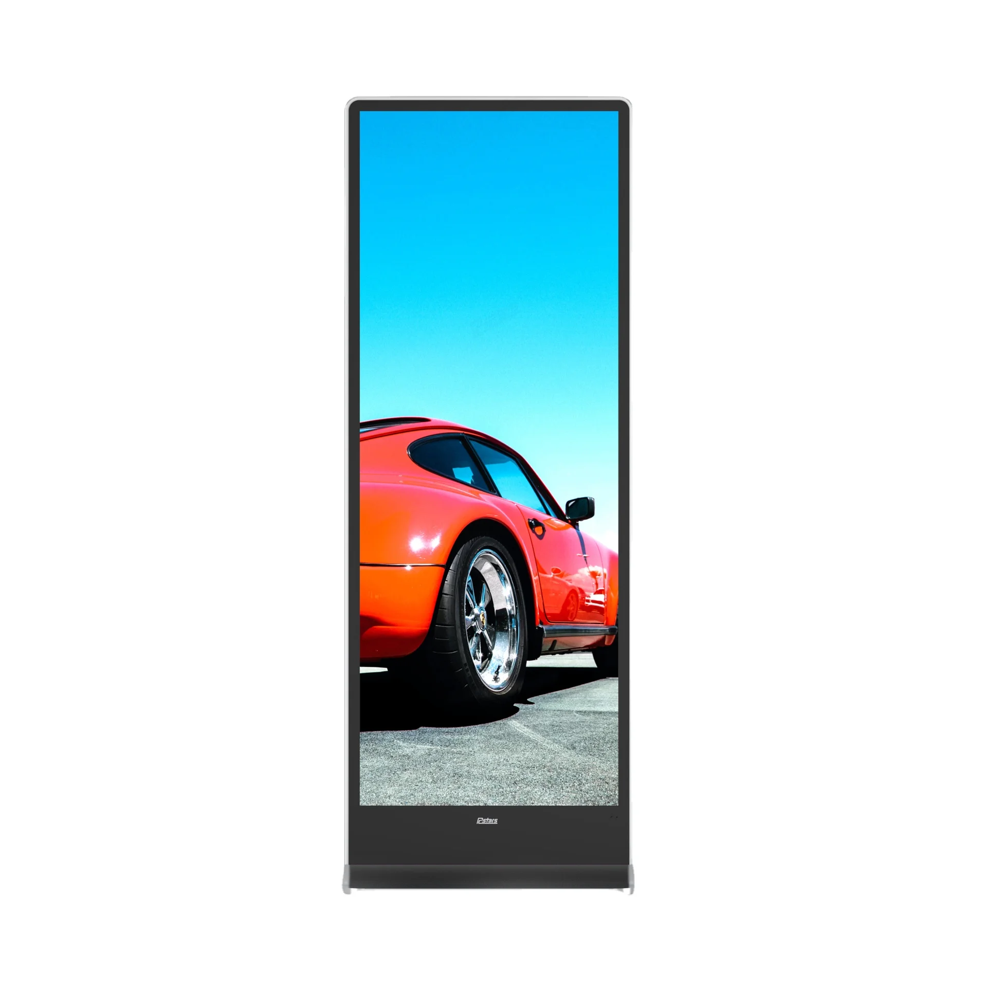 69.3 inch Indoor Ultra-thin LCD Stretched Screen Bar Display Advertising Totem with Floor Stand