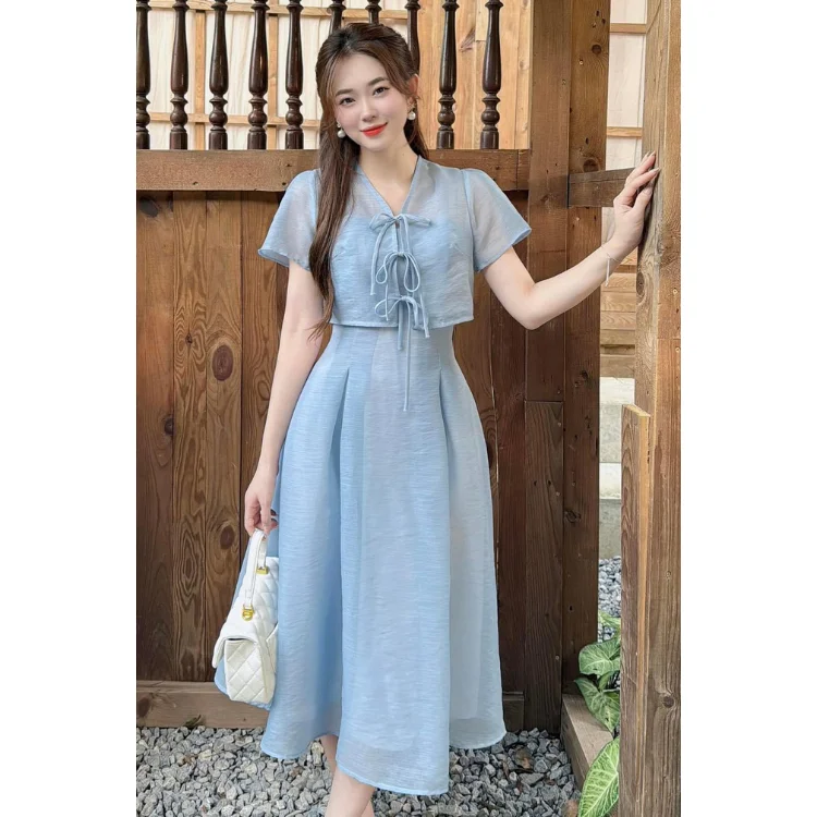 Elegant Casual Dresses Fast Delivery Comfortable For Women Clothing Luxury Design Customization Producer Vietnam Manufacturer