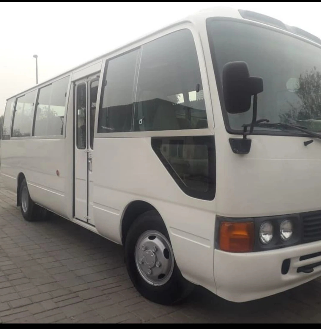 Best selling used  coaster bus diesel engine left steering mini bus used 30 seats car with discount price