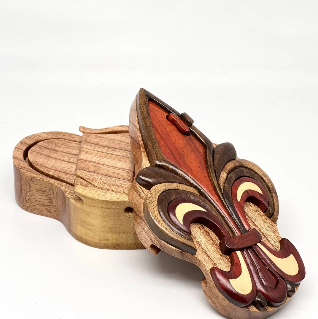 Деревянные пазлы с животными коробки-Пазлы ручной работы из натурального дерева таинственный скрытый замок для подарков и