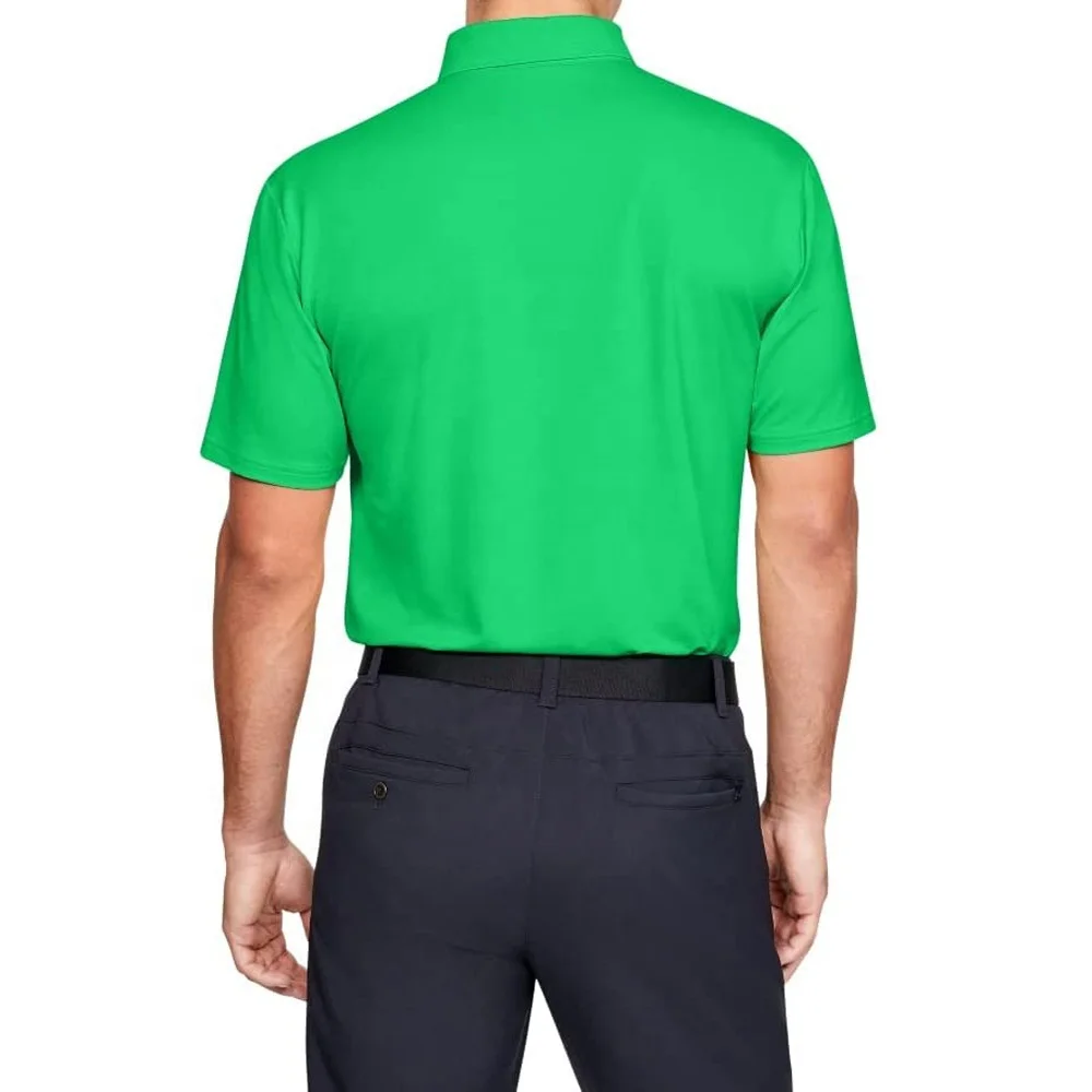 Мужская рубашка-поло для гольфа Импортная мягкая гладкая из 100% хлопка с текстурированной текстурой защитой от вмятин хорошее качество