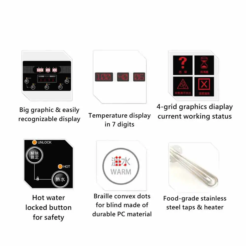 Taiwan product LC-2011 Convenient filter water dispenser suitable for Polytechnic institutes